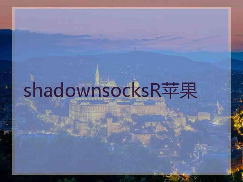 shadownsocksR苹果