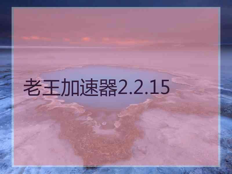 老王加速器2.2.15