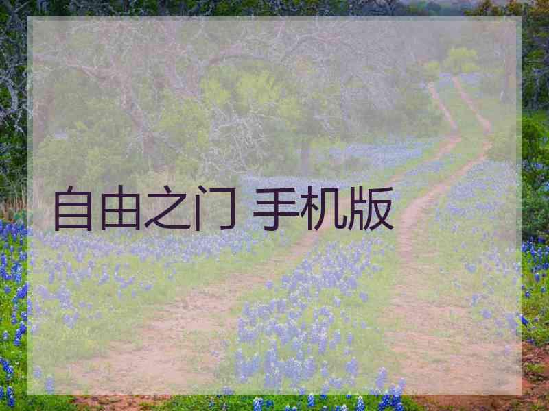 自由之门 手机版